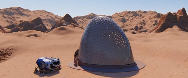 Concurso de Hábitats 3D para Marte - Proyecto del Team Kahn-Yates