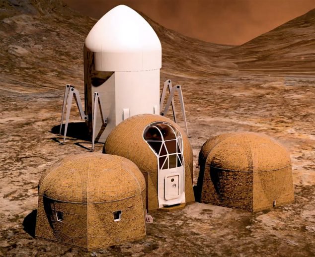 Concurso de Habitats 3D para Marte - Proyecto ganador del Team Zopherus 