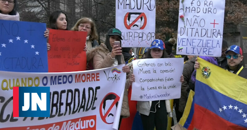 "Venezuela libre" de Maduro es el grito de los inmigrantes en Oporto