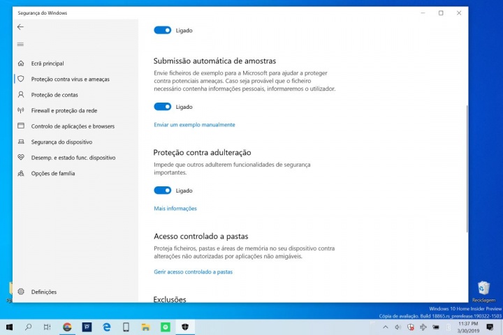 Windows 10 Microsoft antivirus proteger seguro