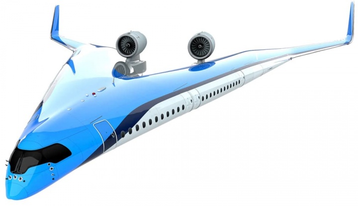 Flyng-V: El avi贸n que puede llevar a los pasajeros en las alas