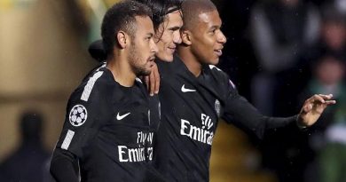 Cavani y Mbappé se unen a Neymar y no juegan con el Real Madrid