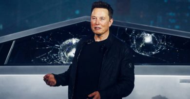 Elon Musk Tesla Cybertruck vidro pickup