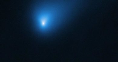 Imagem do cometa interestelar 2I/Borisov.