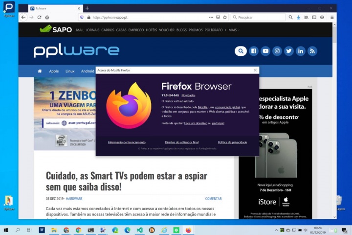 Firefox Mozilla navegador noticias PiP