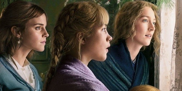 Póster Emma Watson, Florence Pugh, Saoirse Ronan en The Little Women