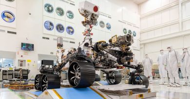 Imagem rover da NASA Mars 2020 para missão a Marte