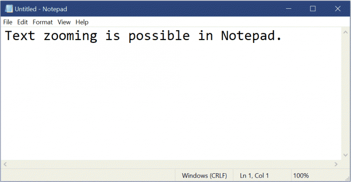 Bloc de notas Almacenar aplicaciones de Microsoft Windows 10