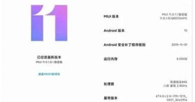 MIUI 11 para el Xiaomi Mi MIX 3
