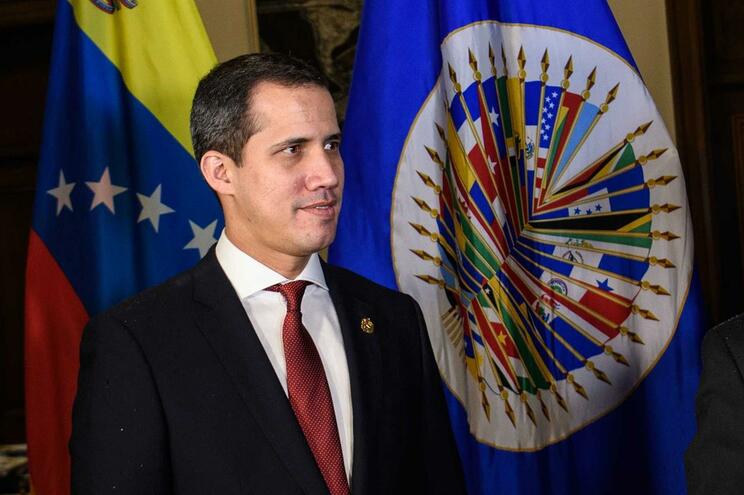 L铆der parlamentario venezolano y l铆der opositor Juan Guaid贸