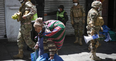 Bolivia cierra fronteras y personal militar inspeccionará cuarentena debido a coronavirus