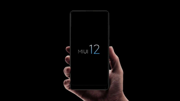 MIUI 12 Xiaomi equipo de versión de teléfono inteligente