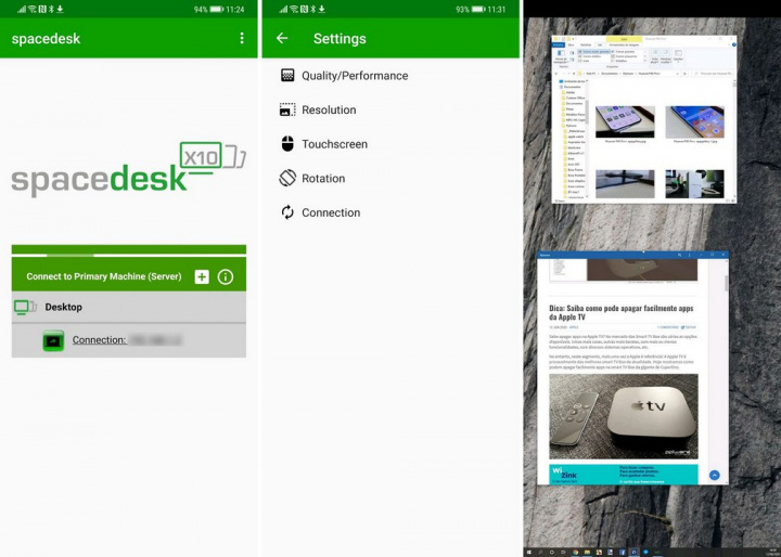 Spacedesk: convierta su teléfono inteligente o tableta en una segunda pantalla de PC