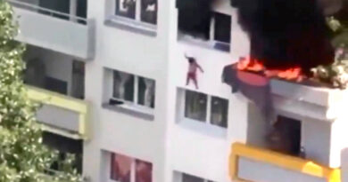 Los niños saltan de un edificio en llamas y son salvados por vecinos en Francia; reloj