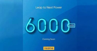 Realme lanzará un nuevo teléfono inteligente con una batería de 6,000 mAh