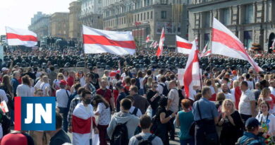 Más de 100.000 protestas en Minsk contra Lukashenko