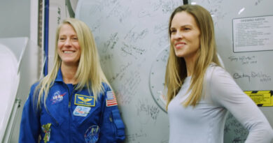 Hilary Swank Visits NASA