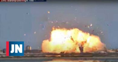 Explosión en la segunda prueba del cohete Starship SN9