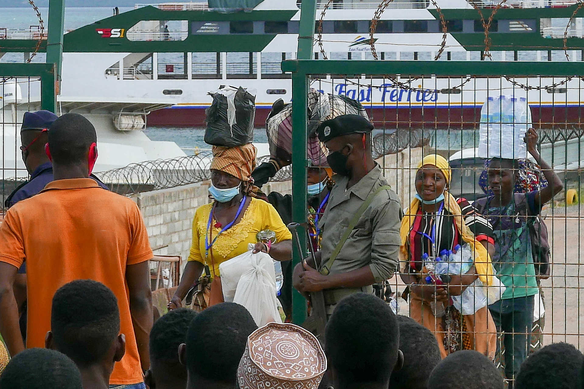 El movimiento de desplazados "no termina con este barco" que llegó a Pemba