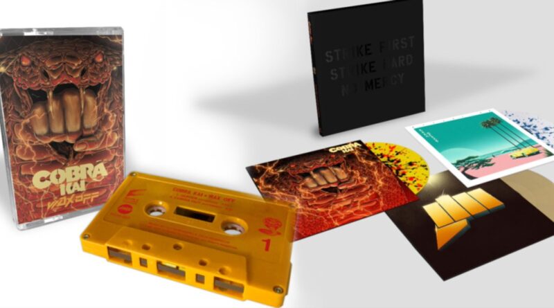 Mondo Shows No Mercy con Cobra Kai Vinyl Soundtrack Box Set y Exclusivo Cassette
