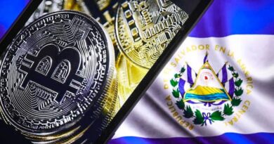 Ilustração Bitcoin em El Salvador com app Chibo