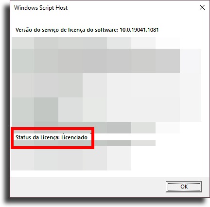 El estado de la licencia de Windows 10 está activado