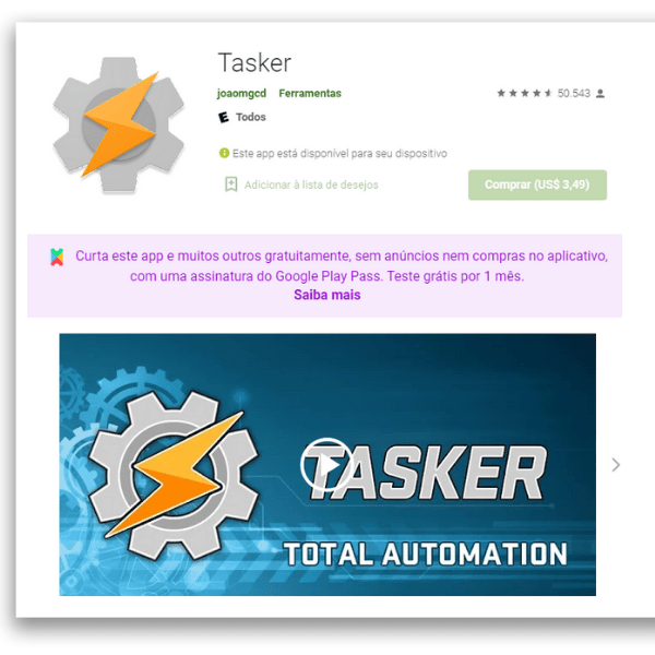 aplicaciones de automatización para android tasker