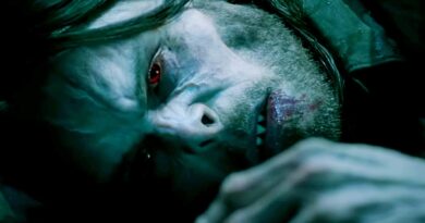 Jared Leto se convierte en un vampiro viviente en la escena de transformación de Morbius