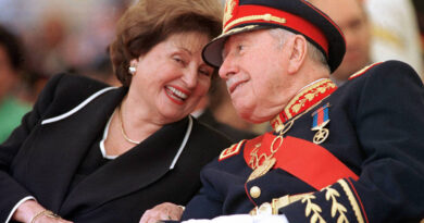 Muere Luc铆a Hiriart, viuda del dictador chileno Augusto Pinochet