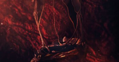Viggo Mortensen lays in a tentacle bed in Crimes of the Future