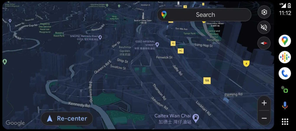 Google Maps Android Auto 3D nuevo