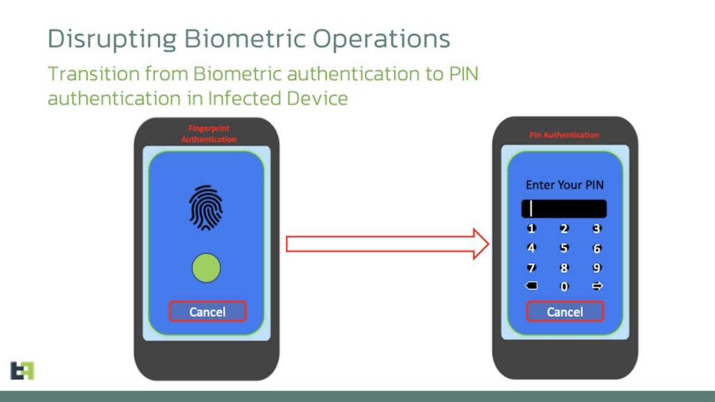 Aplicaciones biométricas de Android con malware Chameleon