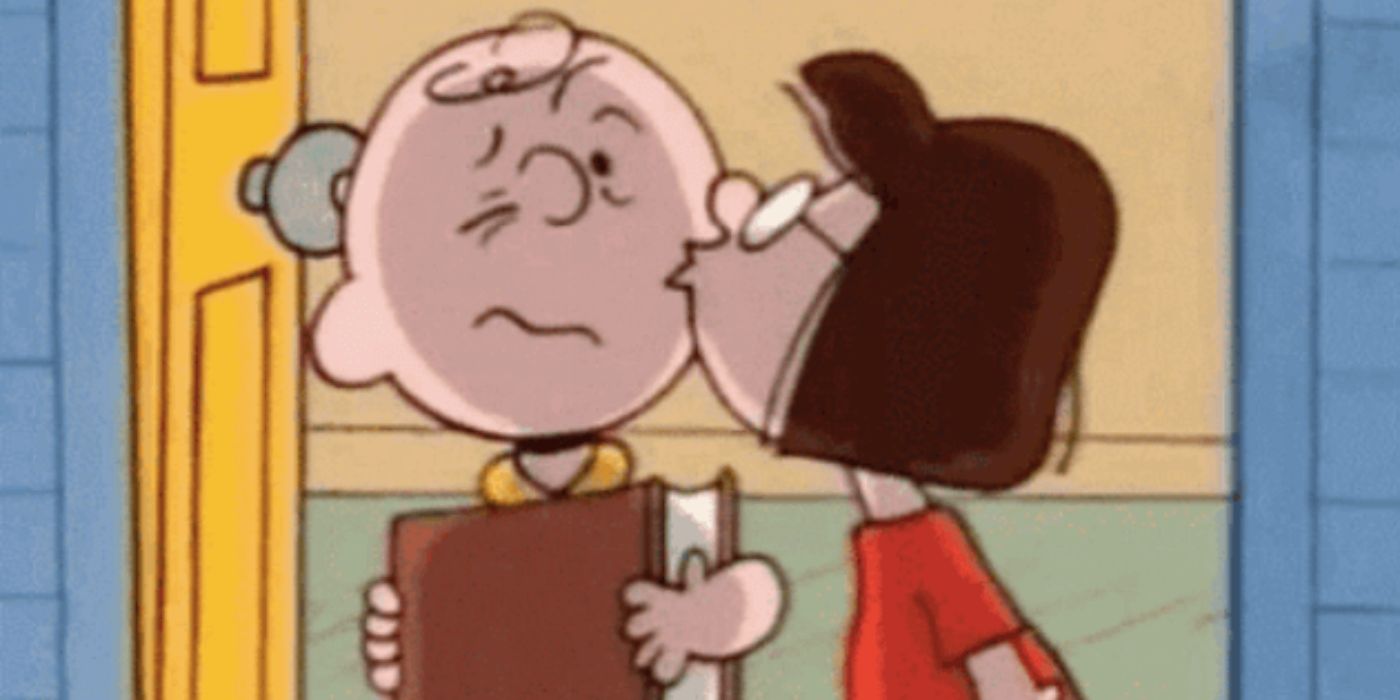 Charlie Brown and Marcia's New Year's Kiss