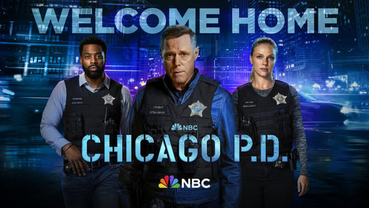 Arte clave para la temporada 11 del Departamento de Policía de Chicago con Atwater, Voight y Upton