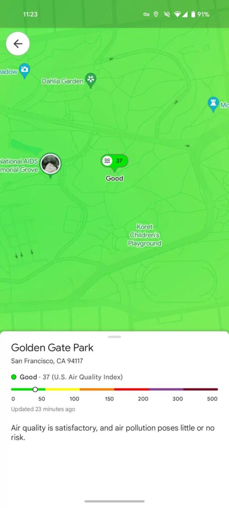 Google Maps Android iOS clima