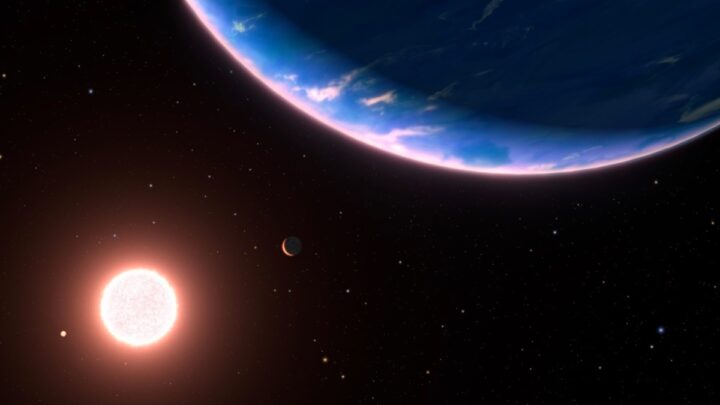 Ilustración del exoplaneta GJ 9827d