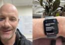 Imagem do homem que foi "salvo" pelo seu Apple Watch